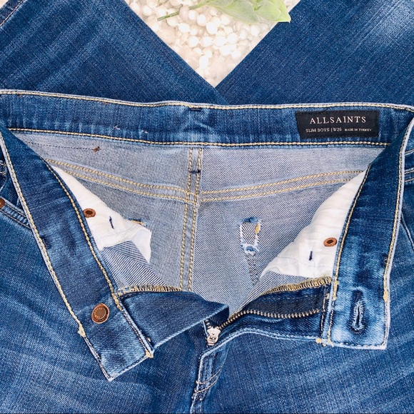 All Saints Jeans Women’s “Slim Boy” - Picture 6 of 8